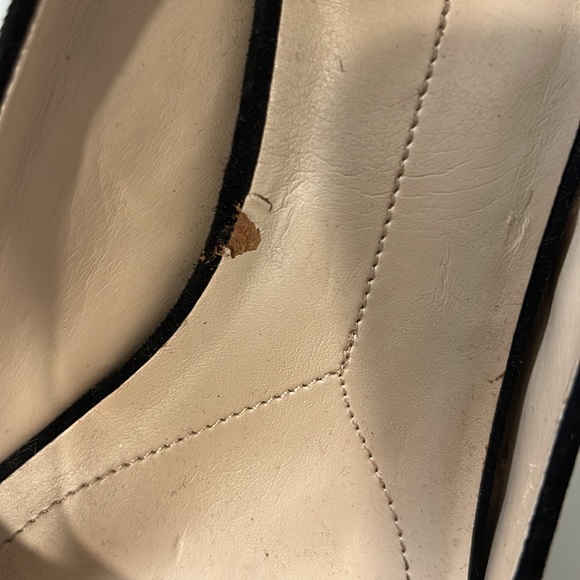 BOUTIQUE 9 SUEDE. PEEP TOE PUMPS SHOE SIZE 9..5 - Picture 7 of 12